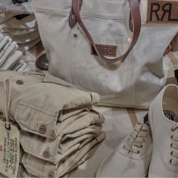 RRL Seeded Natural Japanese Selvedge Slim Straight-Leg Jean - Sample - Picture 11 of 13